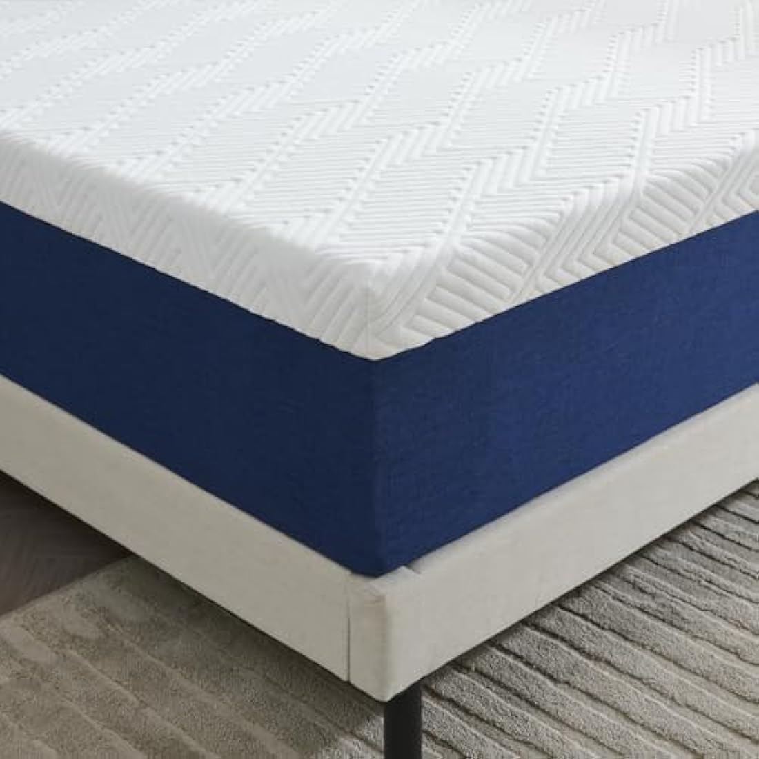 Yocreat 20CM Single Gel Memory Foam Mattress, Pressure Relieving, Medium Firm Feel with Cooling Cover, Breathable Mattress, Single Bed 90cm x 190cm