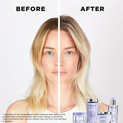 Kérastase Blond Absolu, Conditioning Leave-In Hair Serum, Overnight Treatment, For Lightened or Highlighted Hair, With Hyaluronic Acid & Edelweiss Flower, Sérum Cicanuit, 90ml