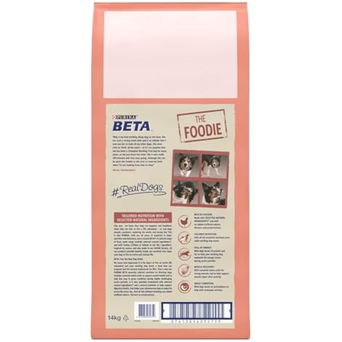 Beta Working Dog Chicken Dry Dog Food 14Kg