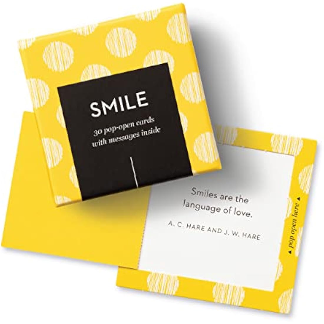 Compendium ThoughtFulls Pop-Open Cards 3-Pack - You're Awesome, Smile, Be Happy | 90 Pop-Open Cards, Each with a Different Message Inside