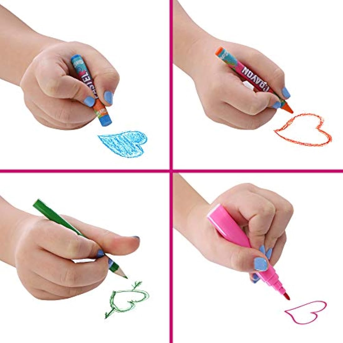 GirlZone Ultimate Art Set for Girls, 118-Piece Awesome Arts and Crafts Kit for Kids, Fun Girls Toys Age 7 Set & Great Gift Idea for Creative Kids