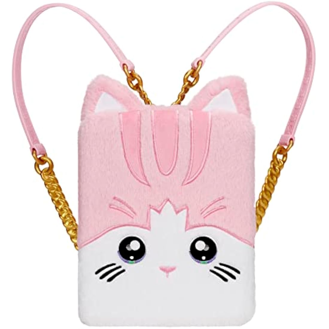 Na Na Na Surprise 3-in-1 Backpack Bedroom Playset with Fashion Doll - REENA DE LA ROSA - Includes Fuzzy Pink Kitty Backpack with Cat Ears and Closet with Pillows & Blanket - For Kids, Ages 5+ Years