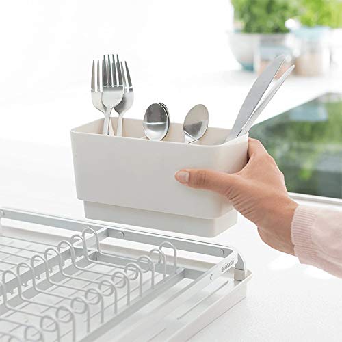 Brabantia 117428 Dish Drainer, Light Grey, 49 x 38.5 x 14 cm, Large