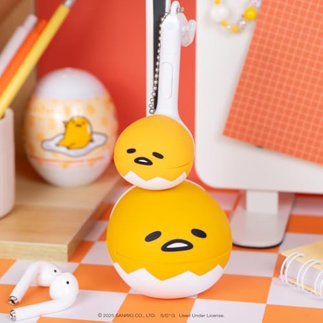 Otamatone Special Edition Sanrio (Gudetama) - Fun Electronic Musical Toy Synthesizer Instrument by Maywa Denki (Official Licensed) [Includes Song Sheet and English Instructions]