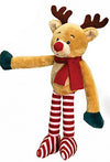 Christmas Hanging Character with Velcro Hands by Keel Toys - REINDEER  12cm