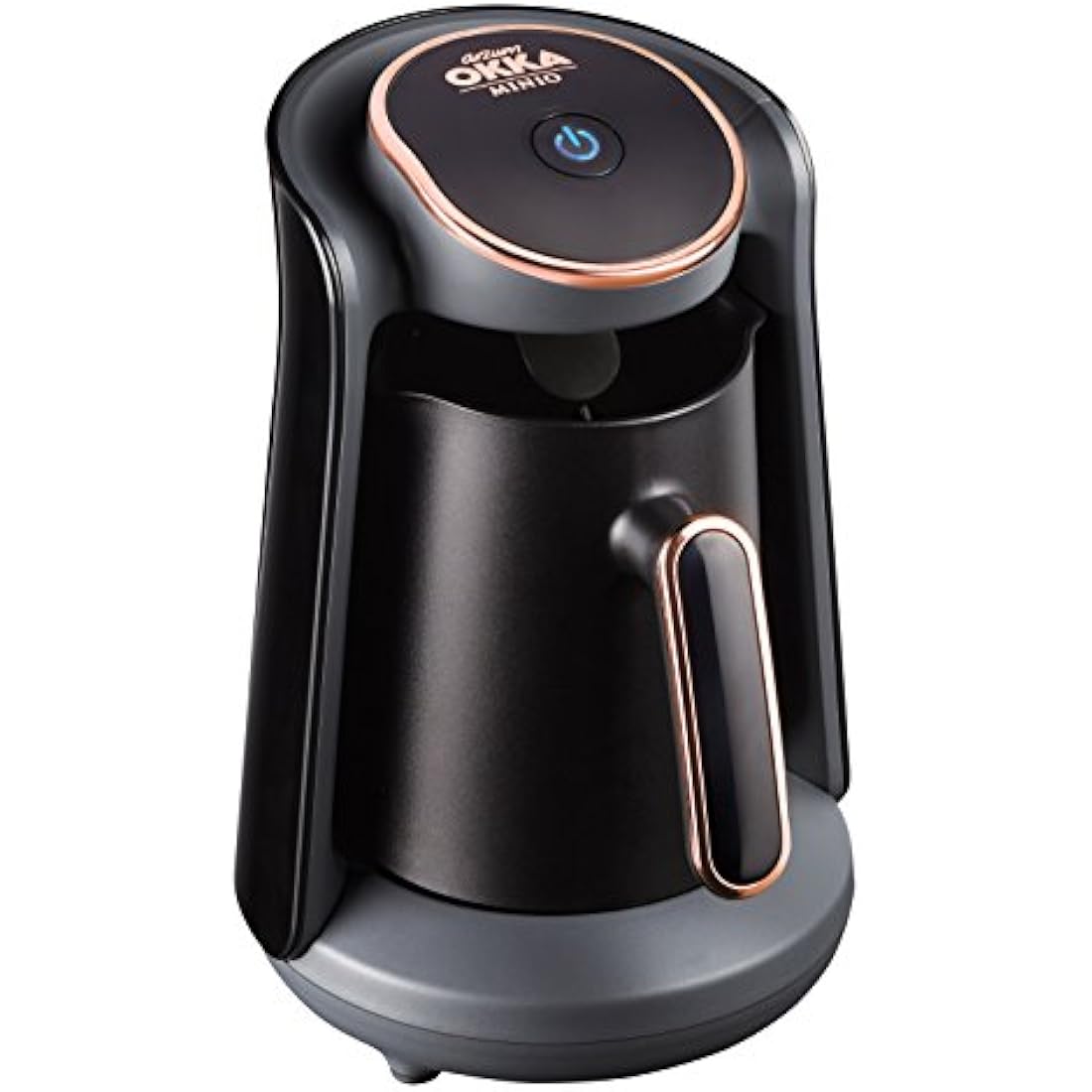 Arzum OK004 Turkish Coffee Machine, Plastic, 480 W,0.3 liters, Black/Copper
