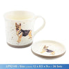 german shepherd mug & coaster