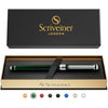 Scriveiner British Racing Green Laquer Rollerball Pen - Multi Award Winning Luxury Rollerball with Schmidt Refill, Quality Executive Writing Pen for the Office, Journaling or Gift Set for Men & Women