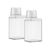 GYWHOOFT 1100ML Washing Powder Storage Box, 2 Pieces Container for Detergent Powder, Container with Measuring Cup Dispenser Detergent Washing Machine,