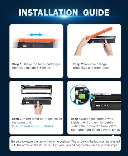 HALLOLUX TN248 TN248XL Toner Cartridges Replacement for Brother TN248 Toner Compatible for DCP-L3520CDW L3520CDWE L3560CDW HL-L8230CDW L3220CW MFC-L3740CDW L8390CDW (Black Cyan Magenta Yellow 4 Pack)