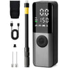Electric Bike Pump, 150Psi Portable Bicycle Tire with Digital Pressure Gauge for E-Bike, Motorcycle with Presta, Schrader, Dunlop Valve Accessories