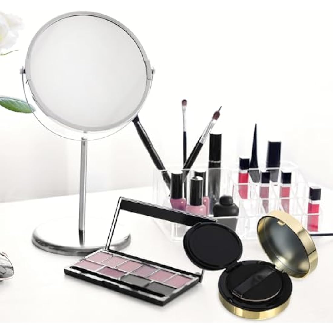 Compact Container Empty Foundation Makeup Powder Puff Box Case Refillable Container