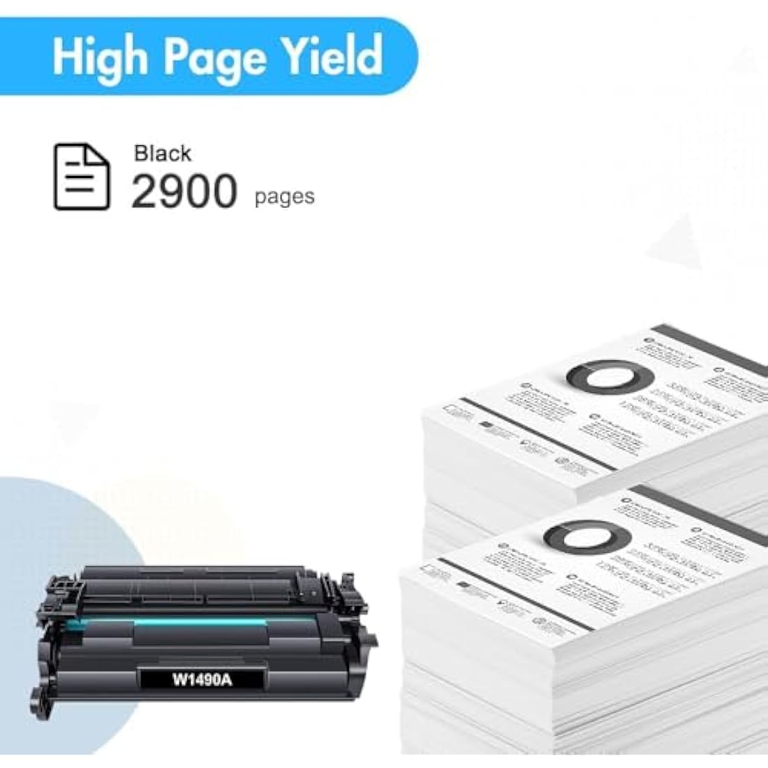 INFITONER 149A No Chip Toner Cartridge Replacement for HP 149A W1490A W1490X 149X H1490AT Laser Pro 4002DW 4002DN 4102FDW 4102FDN 4102D - Black, 1-Pack