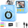 OPERHOO Kids Camera Boys Girls, Kids Instant Print Camera Toy 3-14 Year Old, 1080P HD Kids Digital Camera with Photo Paper Birthday Gifts 3 4 5 6 7 8 9+ Year Old Boy 6 Colour Pens 32GB SD Card