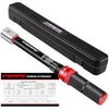 ATsafepro Open End Torque Wrench 3-25 Nm, 9×12mm Adjustable Bike Torque Wrench for HVAC Mini Split,Refrigeration System,Bike and Motorcycle Maintenance