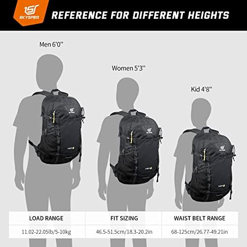 SKYSPER Rucksack 30L Hiking Backpack, Lightweight Travel Backpack Camping Pack for Men Women