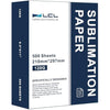 LCL Sublimation Paper A4, 210x297mm, 120gsm (500 Sheets), Compatible with EPSON, SAWGRASS, RICOH, Brother Sublimation Printers