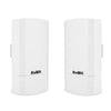 KuWFi 900Mbps Wireless Bridge Kit, 5.8G Outdoor/Indoor Point to Point WiFi Bridge, 1KM Long Range WiFi Bridges, Ethernet Bridge with 24VPoE, 2RJ 45