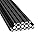 2020 Aluminum Extrusion 48 inch / 1220mm Black (10Pcs/Pack) V-Slot European Standard for 3D Printer,CNC and Laser Engraving Machine