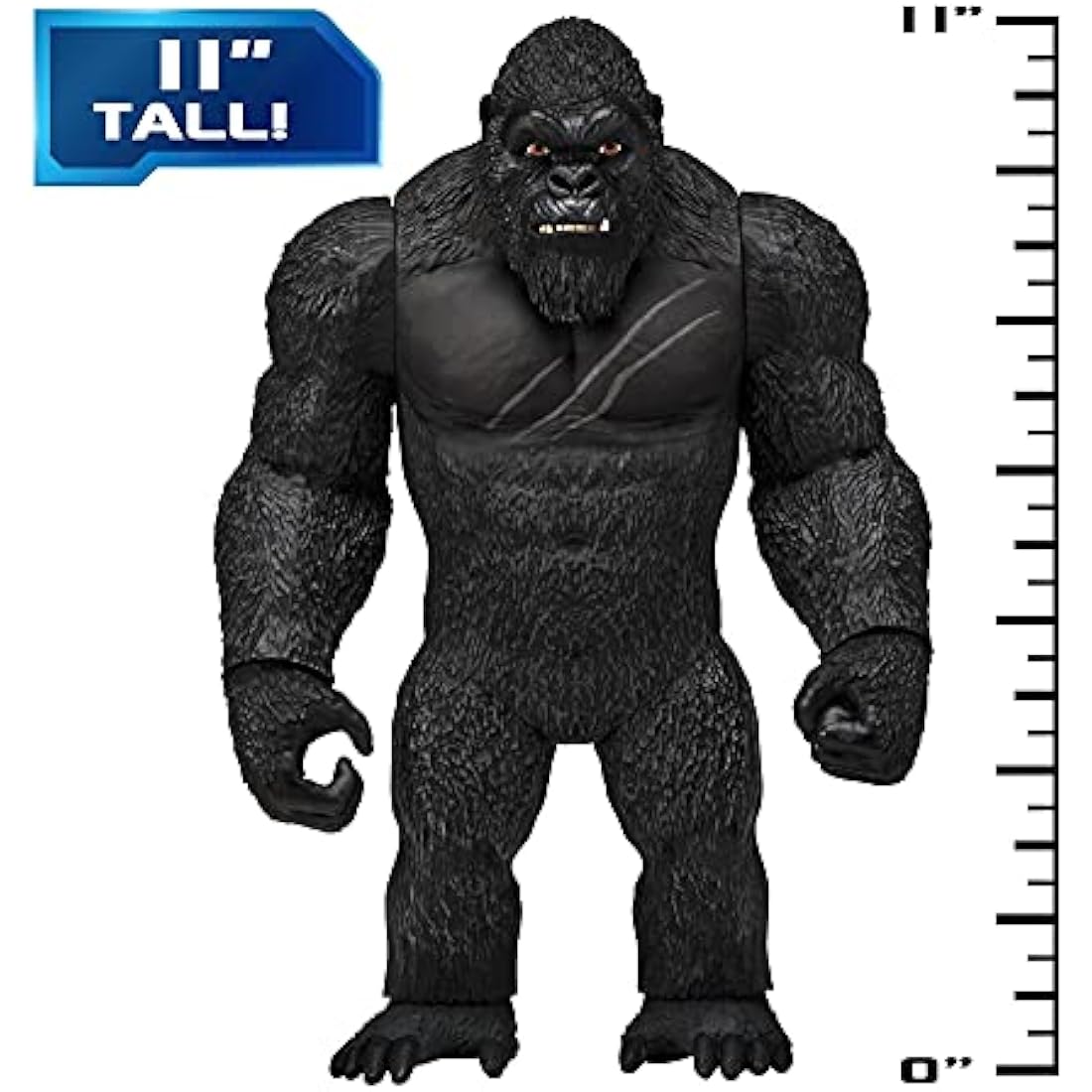 MonsterVerse Godzilla vs Kong 11 Inch Collectable Giant King Kong Articulated Action Figure Toy in Black, Limited Edition, Suitable for Ages 4 Years+