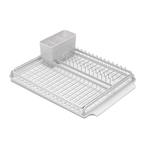 Brabantia 117428 Dish Drainer, Light Grey, 49 x 38.5 x 14 cm, Large