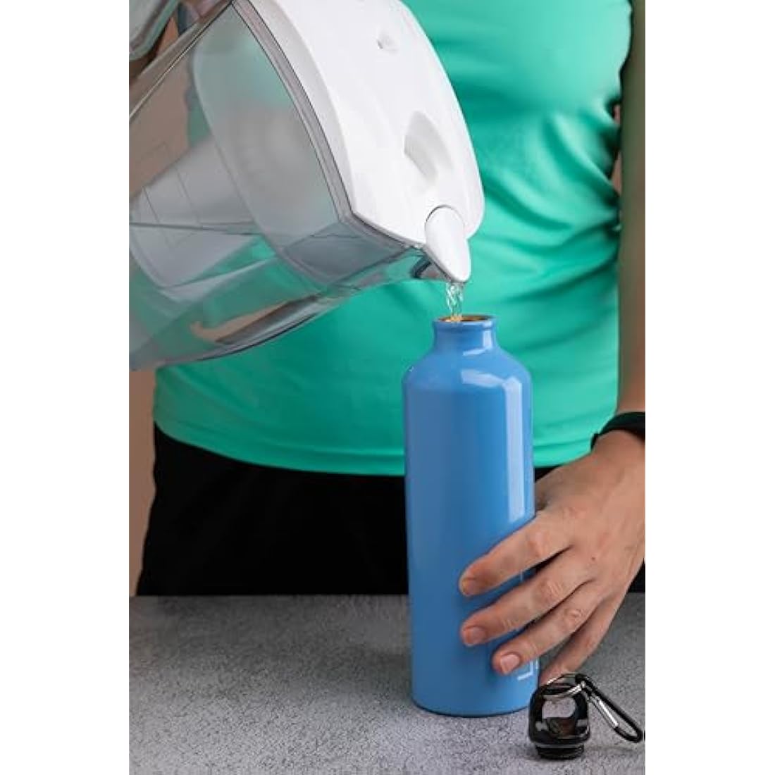 AddAcsaCI Replacement Water Filter for Water 7+ Jug, 3PCS in one Box