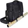 ENHANCE Collector's Edition RPG Adventurer's DND Bag - Dragon Hide Exterior Travel RPG Bag with Tabletop Miniatures Storage Vault, Mat Holder, DND Dice & Token Pockets, Fits 4-8 Books (Dragon Black)