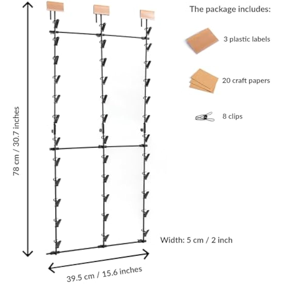 ODOXIA Display Stand | Hanging Chip Rack | Hanging Snack Display | Organise Your Space | Perfect for Shops and for Home | Sweet Display Rack