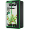 VIVOSUN Grow Tent 80 x 80 x 160 cm, Made of Highly Reflective Mylar with Viewing Window and Base Tray for Hydroponics and Indoor Growing, Suitable for VS1500