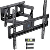 PERLESMITH TV Wall Bracket, Swivel Tilt for 26-70 Inch Flat & Curved TVs up to 45kg, Sturdy Wall Mount Max. VESA 400x400mm