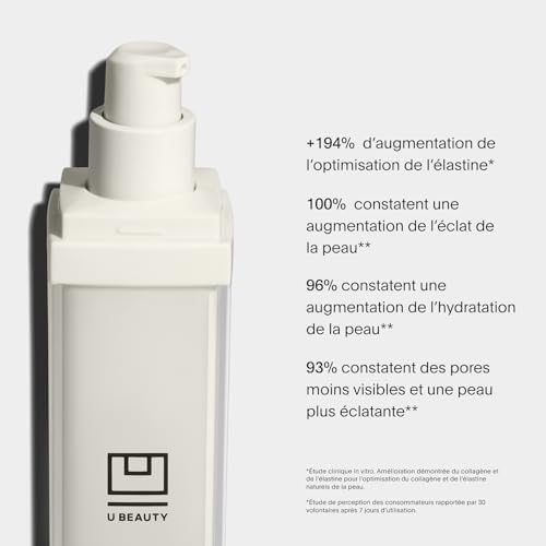 U Beauty Resurfacing Compound Serum - Renew & Illuminate Face Serum - Advanced 8-in-1 Formula with Vitamin C, Retinol, Hyaluronic Acid, & Peptides - Targets Fine Lines
