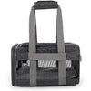 Sherpa Genuine Deluxe Pet Carrier - Airline Approved and Guaranteed on Board - Charcoal Grey, Small