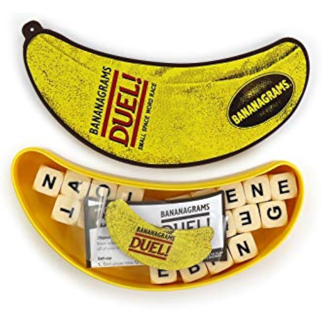 BANANAGRAMS | Bananagrams Duel | Word Game | Ages 7+ | 2 Players | 10+ Minutes Playing Time