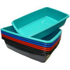 Whitefurze Plastic Cat Litter Tray, Large