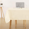 Deconovo Oxford Decorative Water Resistant Wipeable Table Cover Rectangle Tablecloth for Dining Table 132x178cm(52x70in) Beige