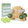 PhysKcal Hex Dumbbells Set of 6 with Stand- 2 x 0.5 kg, 2 x 1 kg, 2 x 1.5 kg, Hand Weights Set for Ladies, Kids, Beginners, Light Small Dumbbells Set
