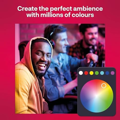 Innr Zigbee LED Strip Light 4m, Works with Hue* and Alexa (Hub Required), Self-Adhesive, RGB Colour Lights, Warm White to Cool White (1800K-6500K), Indoor Smart Light Strip, 2000 lm