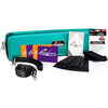 Quiver Time Teal Quiver Card Carrying Case - TCG Cards Deck Box Holder for Trading Cards, MTG Bag Playing Card Case (+Wrist & Shoulder Strap, Dividers, Separators, Corner Pads + 100 Apollo Sleeves)