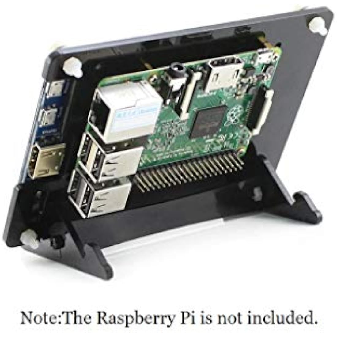 waveshare 5inch LCD B Display 800x480 Resistive Touch Screen Monitor HDMI Module with Bicolor Case for Raspberry Pi 4 3 Model B+/B/A+/A, Beaglebone Black Support Windows 10/8.1/8/7