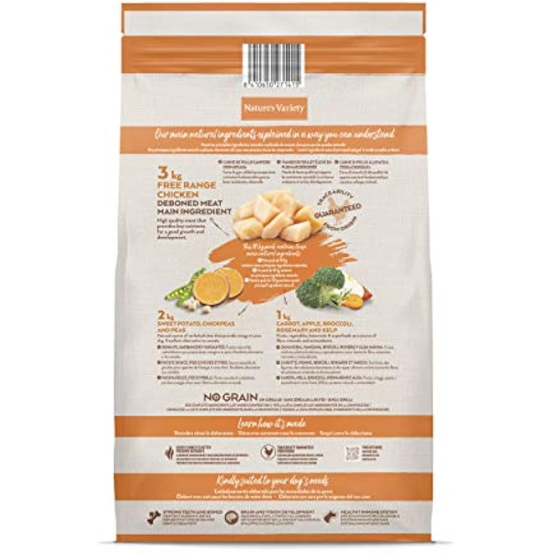 Nature's Variety Selected Complete Dry Food for Junior Dogs with Free Range Chicken - 10 Kg