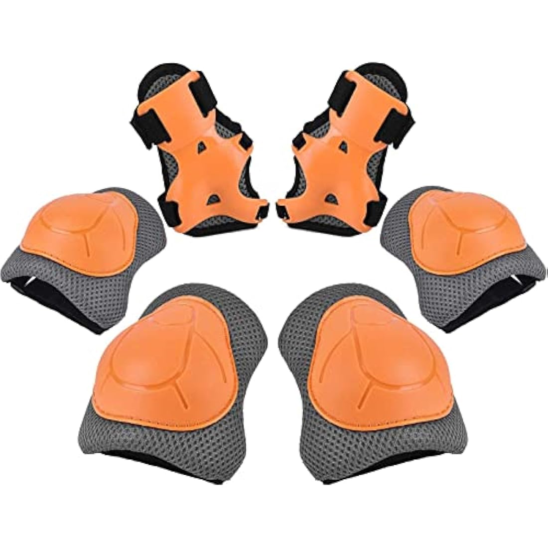RUNDONG Kids/Youth Knee Pads Elbow Pads Wrist Guards 3 in 1 Protective Gear Set for Child Roller Skates, Cycling, Inline Skating, Scooter Skateboard, BMX Bike, Riding, and Multiple Outdoor Sports