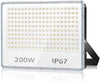 TASINUO 200W LED Floodlight Outdoor, 20000LM Outdoor Security Lights, IP67 Waterproof LED Spot Lights 7000K Daylight LED Flood Lights for Garden, Yard, Garages, Warehouse, Patio, Billboard