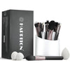 Professional Makeup Brushes Set 17PCS Beauty Tool Kits for Eye Face Foundation Blender Concealer Makeup Brush With Rotating Turnable Holder