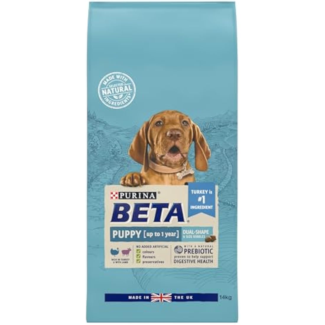 BETA Puppy Turkey and Lamb Dry Dog Food 14kg