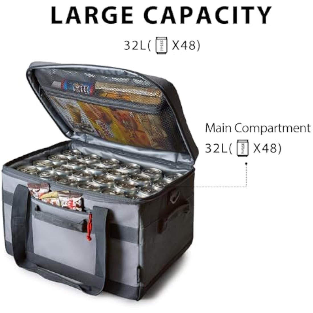TOURIT Cooler Bag 40-Can Insulated Soft Cooler Large Collapsible Cooler Bag 32L Lunch Coolers for Picnic, Beach, Work, Trip