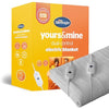 Silentnight Dual Control Electric Blanket King Size - Heated Electric Underblanket Bed Warmer Sheet with 3 Heat Settings, Easy Fit Straps and Split Controls - King Size 160x150cm (63"x59")