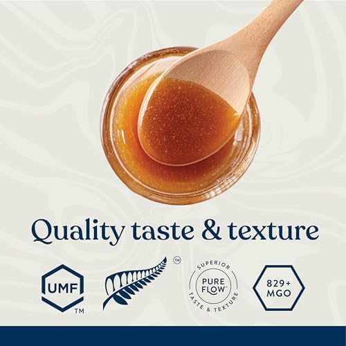 Manuka Honey 100% Pure New Zealand UMF 20+ MGO 826+ Raw & Unpasteurised Certified Award Winning Silky Smooth Taste & Texture 250g (UMF 20+)
