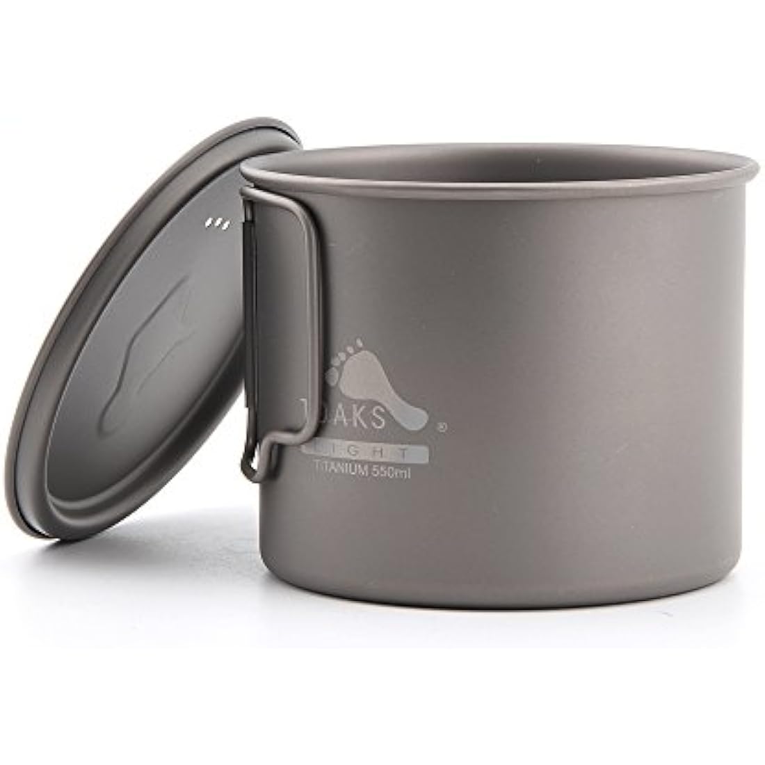 TOAKS Titanium Camping Pot Cup(375ml, 450ml, 550ml, 650ml, 750ml, 800ml, 900ml) (550ml[POT-550-L])