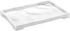 Luxspire Vanity Tray, Bathroom Tray Toilet Tank Storage Tray, Resin Kitchen Sink Serving Trays, Vanity Countertop Organiser for Candles Towel Perfume