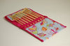 butterfly knitting kneedle wrap 8prs kneedles